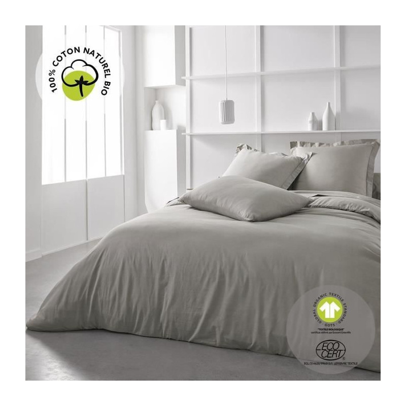 Bedding set - TODAY - 240 x 260 cm - 100% Organic Cotton - Dune - Wash