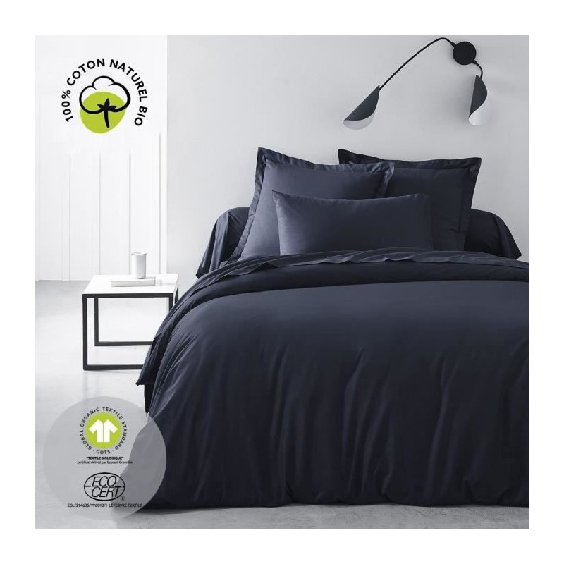 Bedding set - TODAY - 240 x 260 cm - 100% cotton - Organic Navy - GOTS
