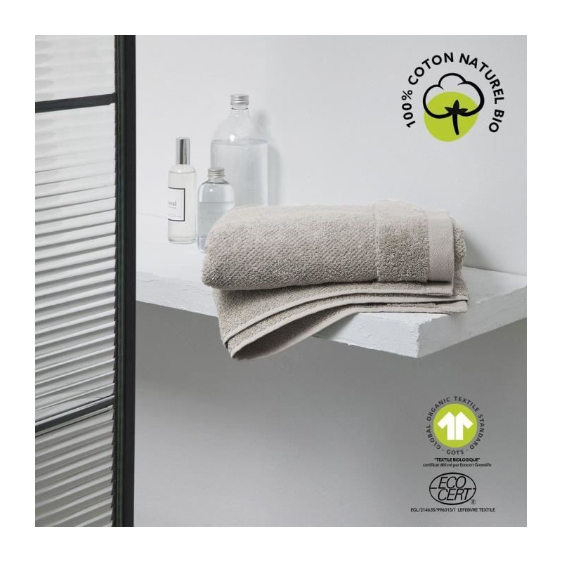 Bath towel - TODAY - 70 x 130 cm - Cotton - Organic Dune