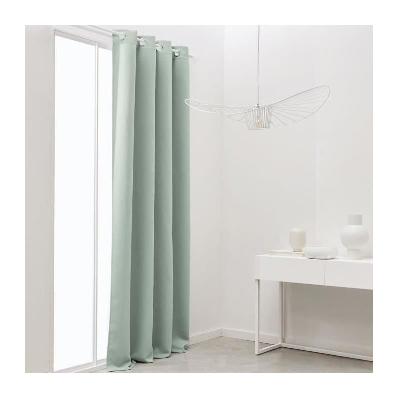 TODAY OCCULTING Curtain Essential Uni - 140 x 240 cm - Céladon