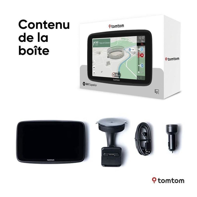 Auto GPS - TOM TOM - GO Superior - HD 6 screen - World maps - Wifi upd