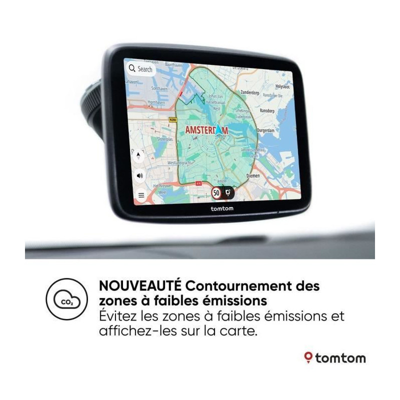 Auto GPS - TOM TOM - GO Superior - HD 6 screen - World maps - Wifi upd