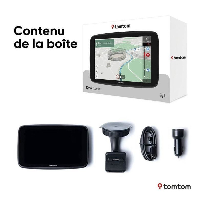 Auto GPS - TOM TOM - GO Superior - HD 7 screen - World maps - Wifi upd
