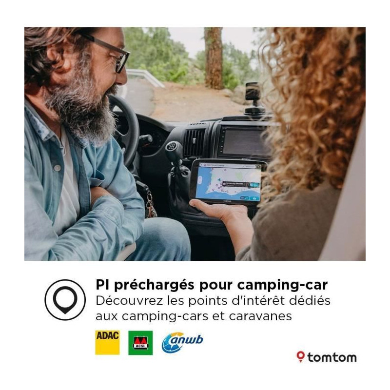 GPS Navigator - TOM TOM - GO Camper Max 7 - New Generation - 7 - World