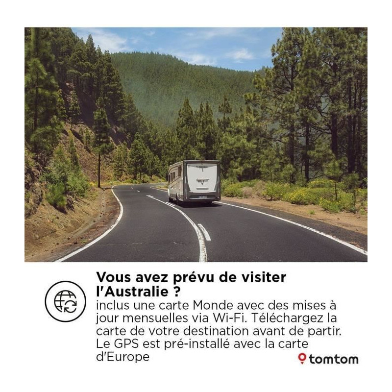 GPS Navigator - TOM TOM - GO Camper Max 7 - New Generation - 7 - World