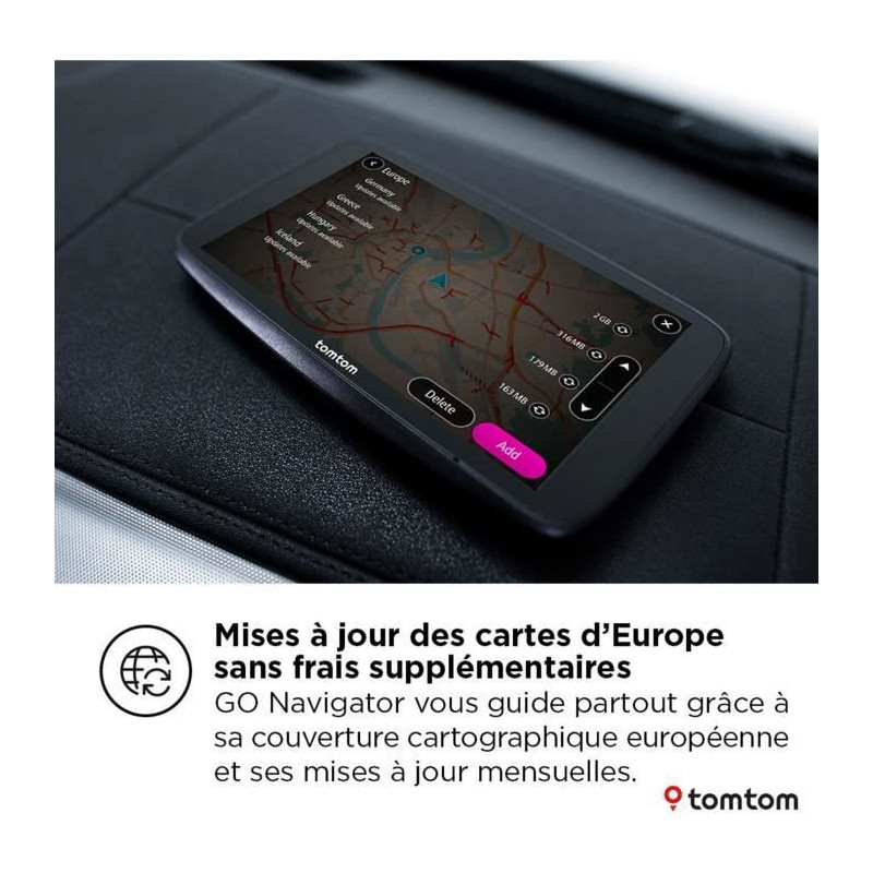 GPS - TOM TOM - GO Navigator - 7 - World Maps - Wifi Update