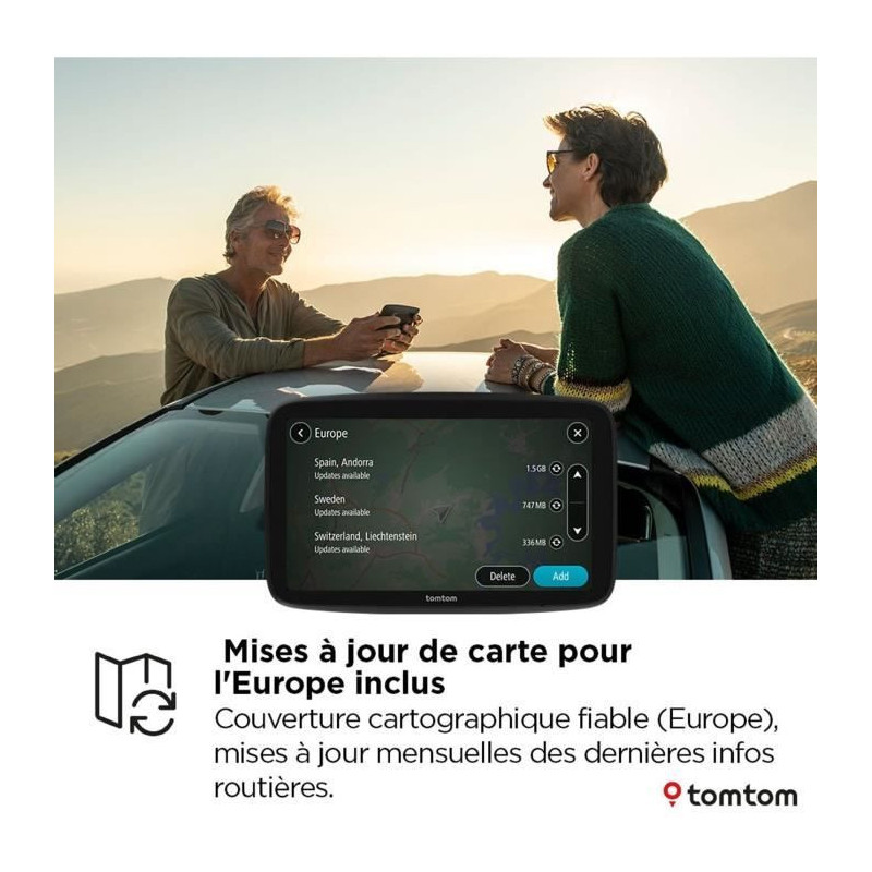 GPS - TOMTOM - GO Classic 5 EU 2nd Generation - Europe Maps, Updates,