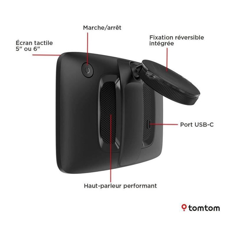 GPS - TOMTOM - GO Professional 6 EU 2nd Generation - Europe Maps, Pro