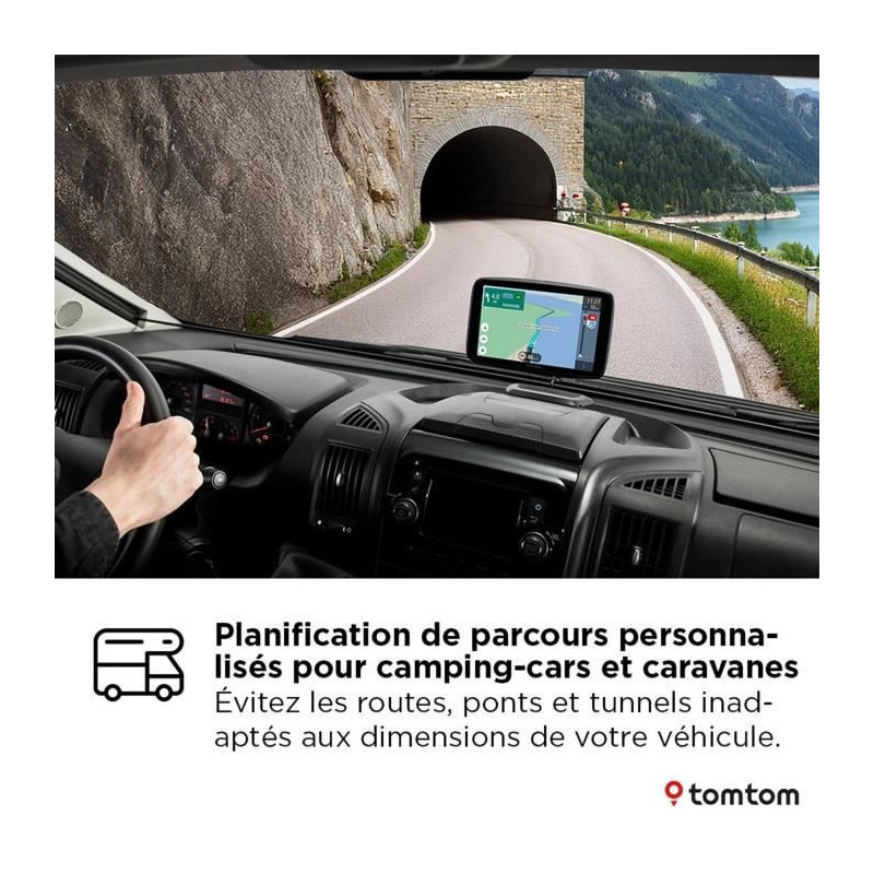 GPS - TOMTOM - GO Camper Tour - Second generation - For motorhomes and