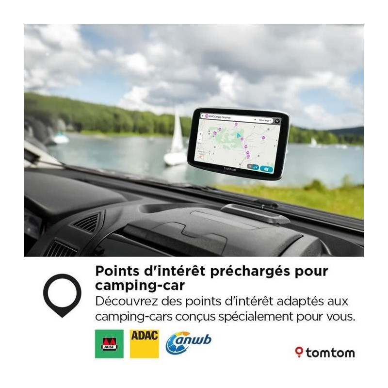 GPS - TOMTOM - GO Camper Tour - Second generation - For motorhomes and