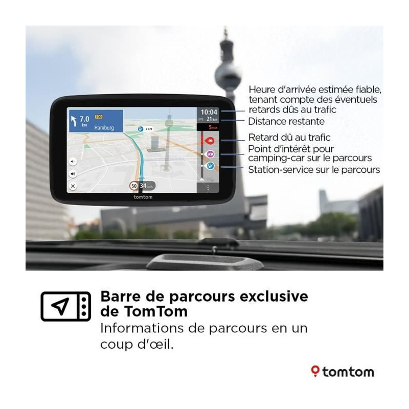 GPS - TOMTOM - GO Camper Tour - Second generation - For motorhomes and