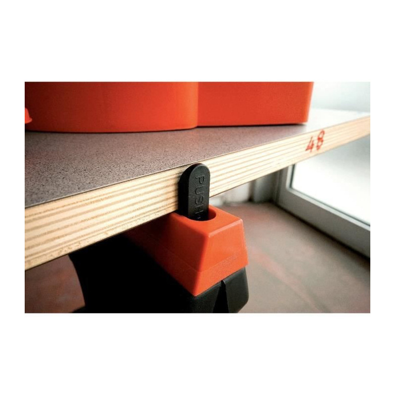 Tood lot of 2 folding trestles 60x10x80 cm Maximum load 200 kg