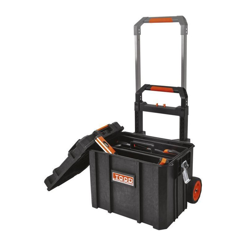 Tool case/tray - TOOD - Waterproof - Wheels and handle - 56x37x41 cm