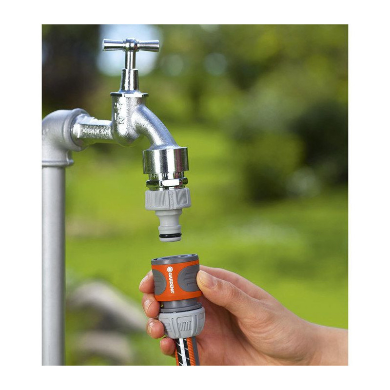 Gardena quick watering connection-suitable hose Ø13mm & Ø15mm-1 clic
