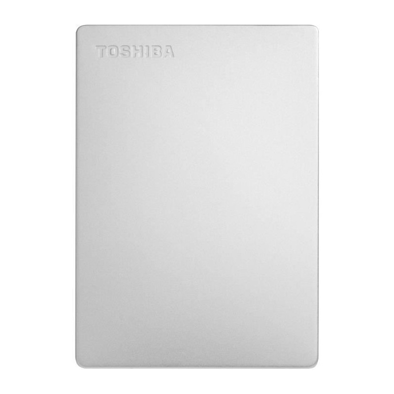 External hard drive - Toshiba - Canvio Slim - 2 to - Silver