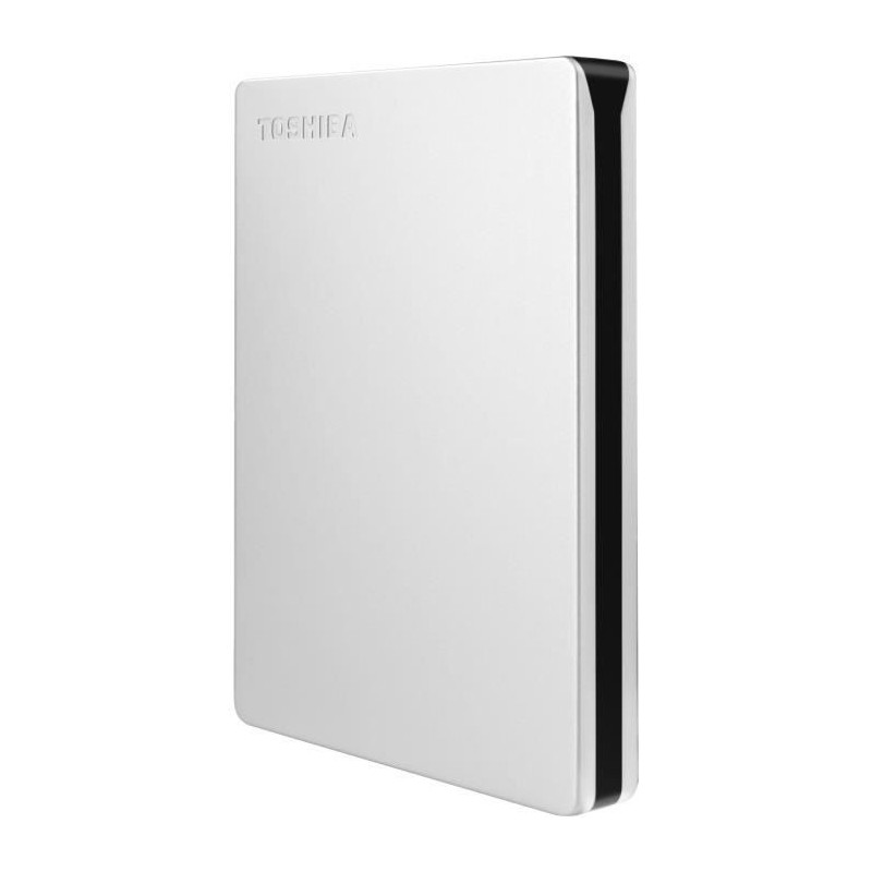 External hard drive - Toshiba - Canvio Slim - 2 to - Silver