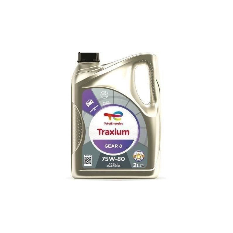 Transmission oil - Totalnergies - Traxium Gear 8 75W -80 - 2L