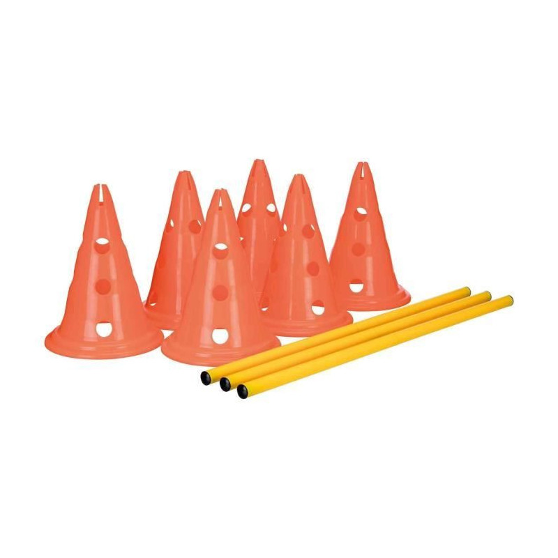 TRIXIE Set of 3 Obstacle activities - Ø 23 × 30 cm - 78 cm - Orange