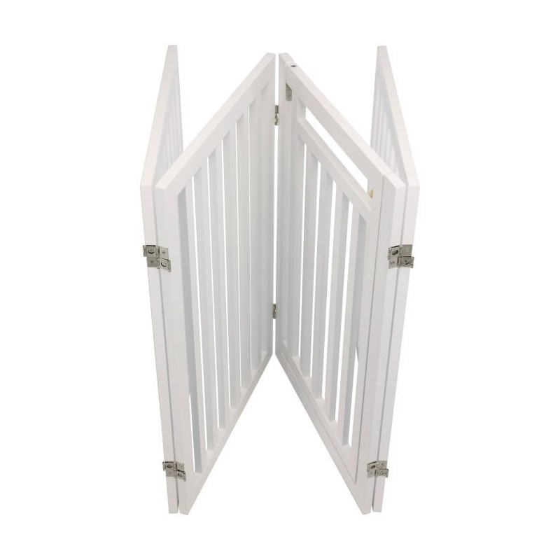 TRIXIE Barriere with door - 60/160 x 81 cm - White - For dog