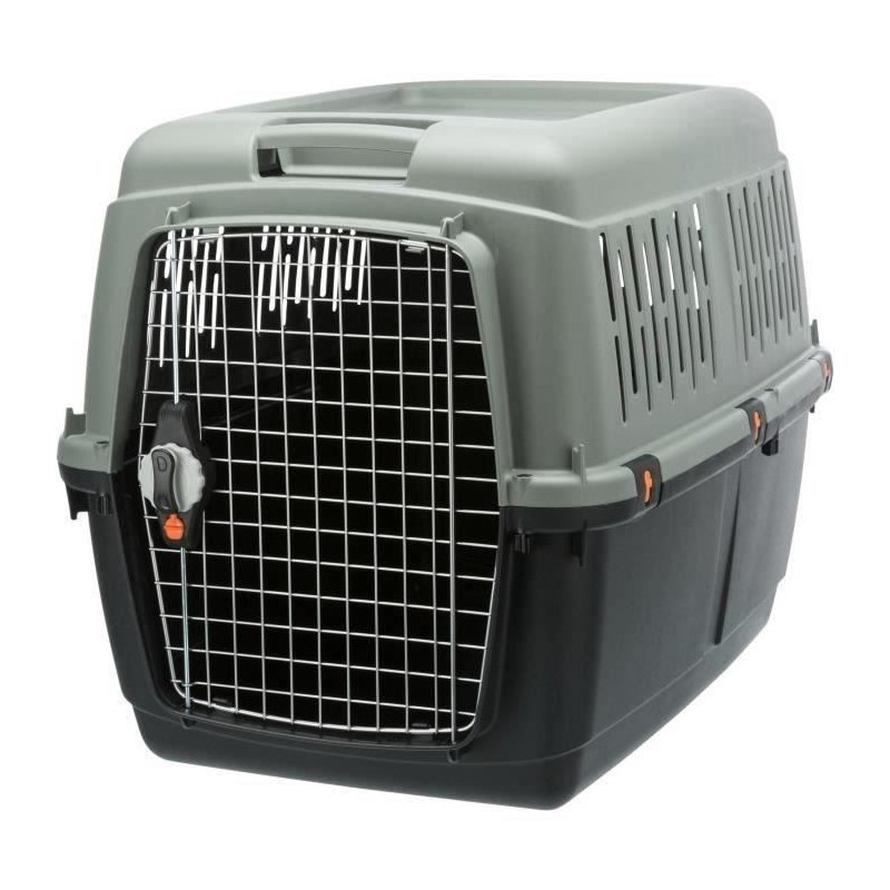 TRIXIE Giona 5 transport box - Recycled - M: 60 × 61 × 81 cm - Anthr