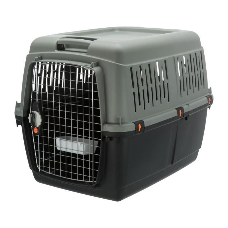 TRIXIE Giona 5 transport box - Recycled - M: 60 × 61 × 81 cm - Anthr