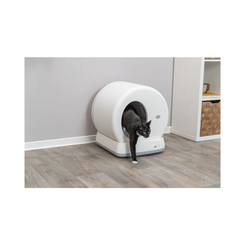 TRIXIE Automatic Litter Box - Self-cleaning - Plastic - 53 × 55.5 ×