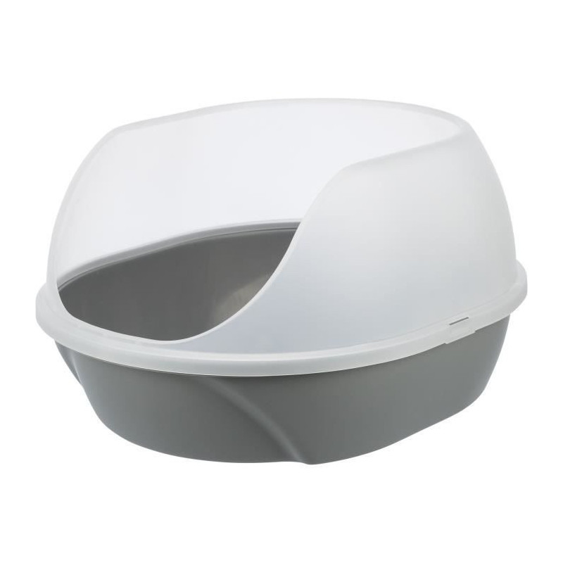TRIXIE Simao litter box - High rim - 48 × 30 × 58 cm - Gray