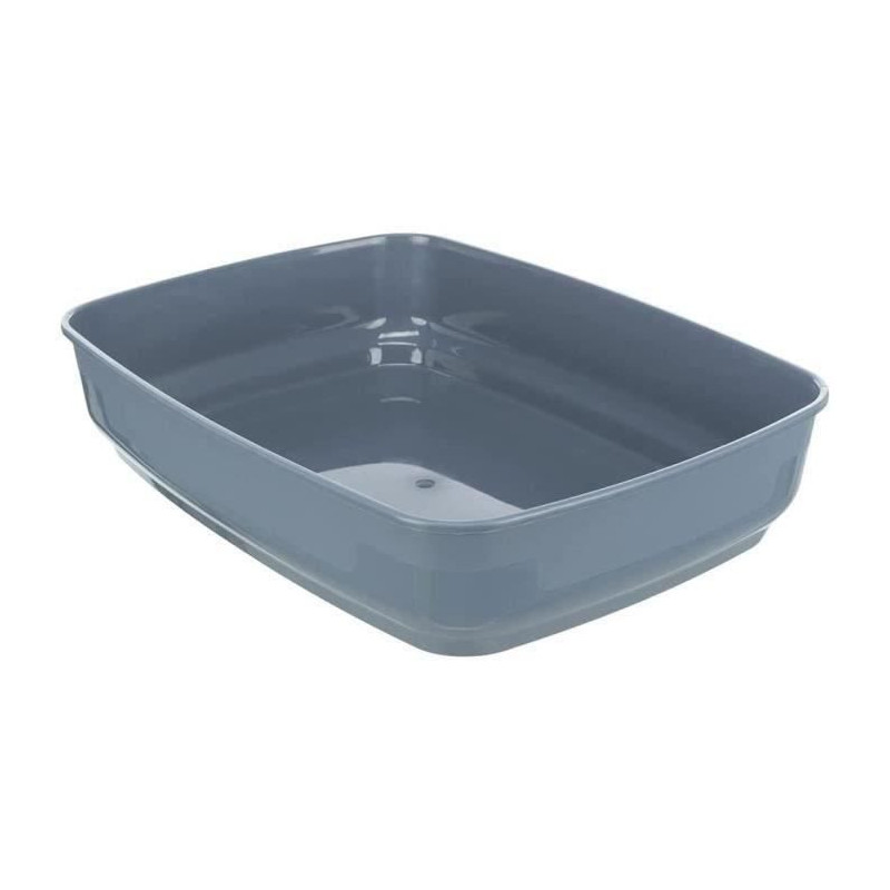 TRIXIE Delio litter box - Rim - 38 × 20 × 50 cm - Gray and white pri