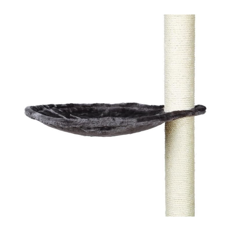 Hamac trixie - XL nest for scratch for cat -gray catinium plush Ø 40