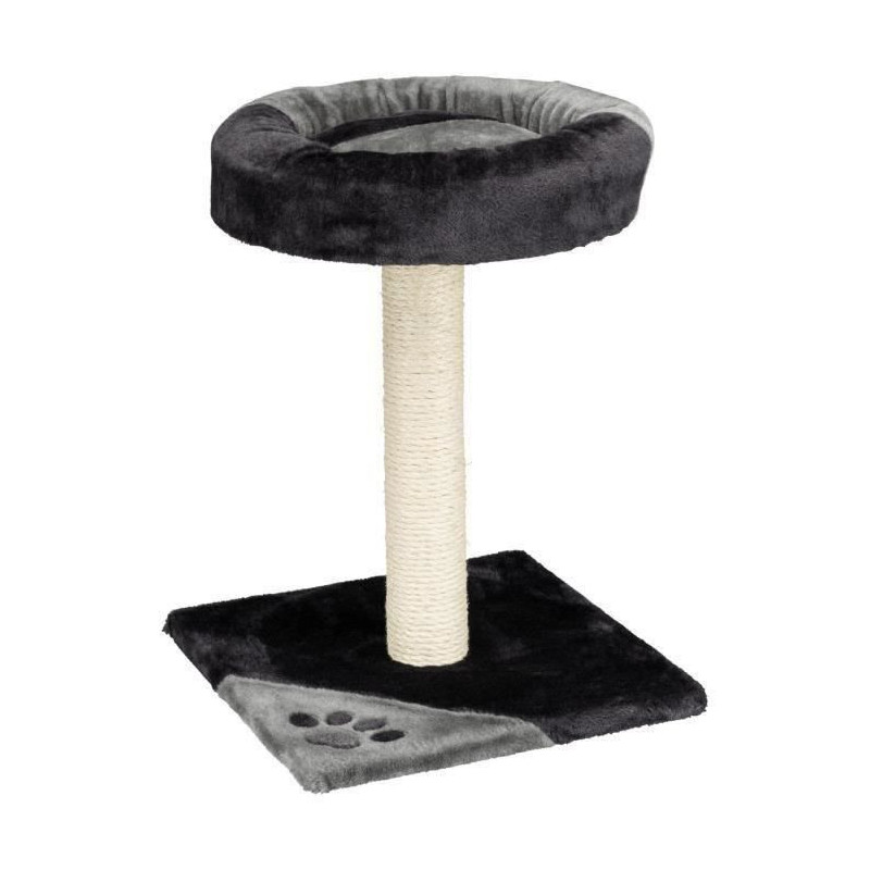TRIXIE Tarifa Cat tree Height 52 cm gray and black plush and natural s
