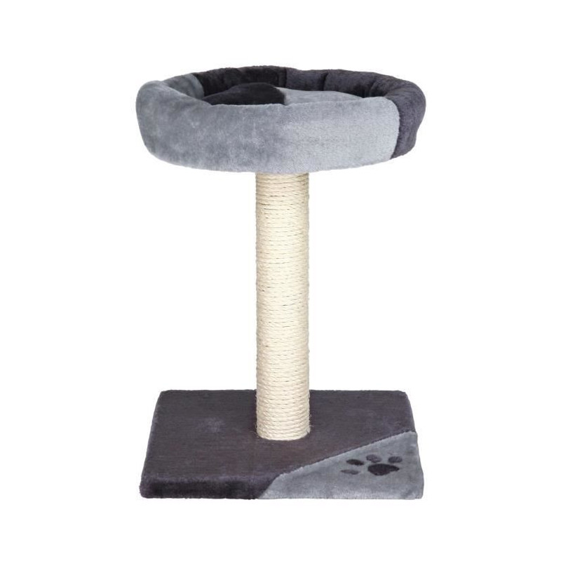 TRIXIE Tarifa Cat tree Height 52 cm gray and black plush and natural s