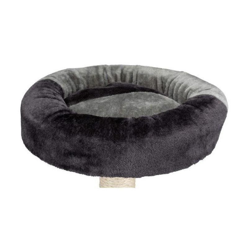 TRIXIE Tarifa Cat tree Height 52 cm gray and black plush and natural s