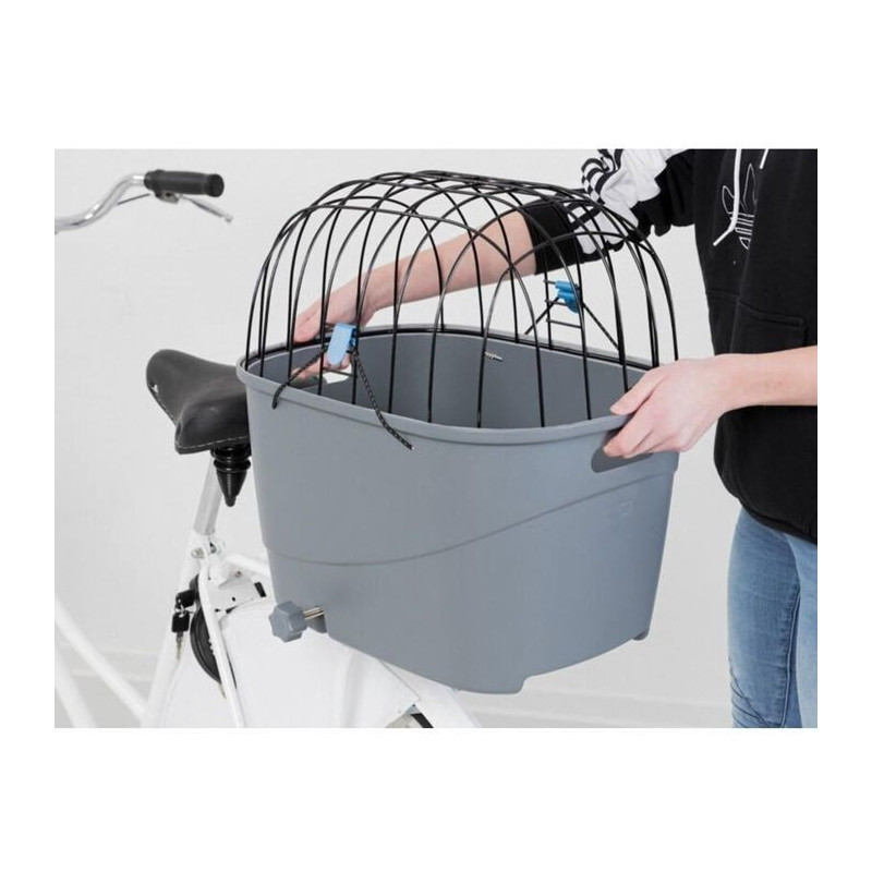 TRIXIE Luggage rack in plastic and metal - 36 x 47 x 46 cm - Gray - Fo