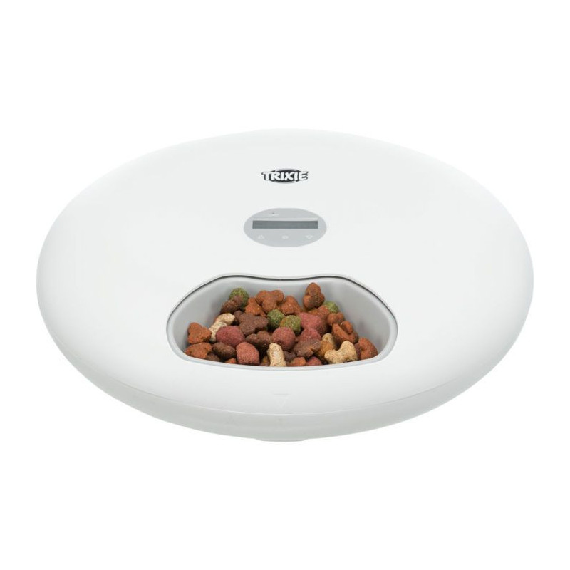 TRIXIE TX5+1 automatic food dispenser - 6 × 0.18L - ø 32 × 8 cm - W