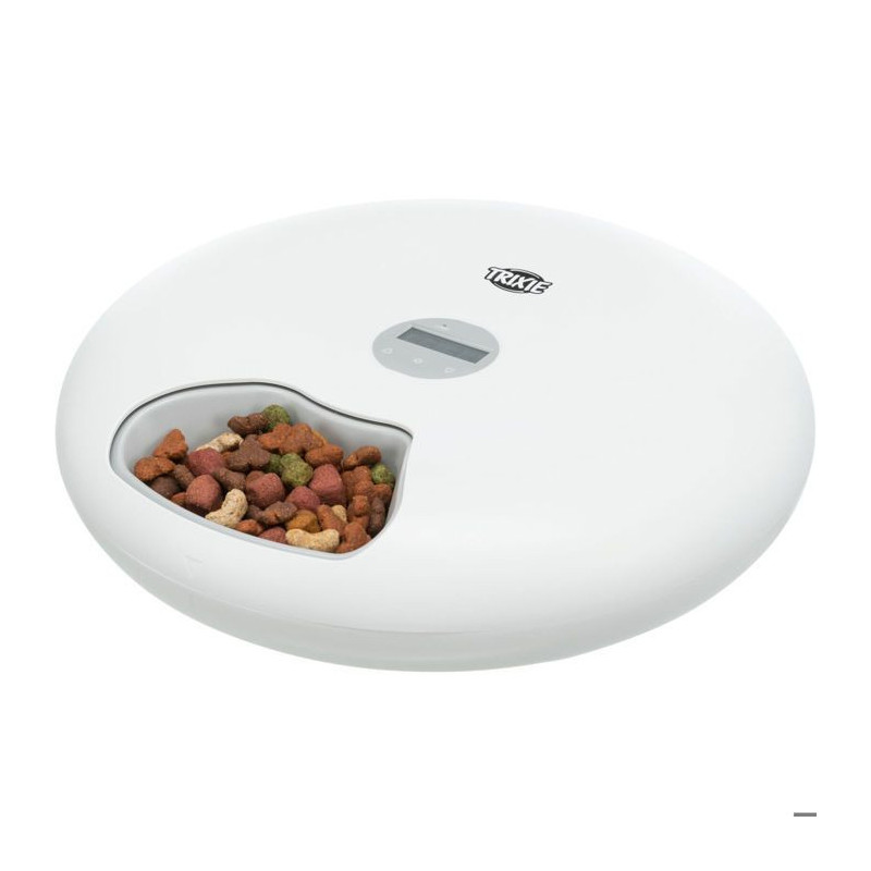 TRIXIE TX5+1 automatic food dispenser - 6 × 0.18L - ø 32 × 8 cm - W