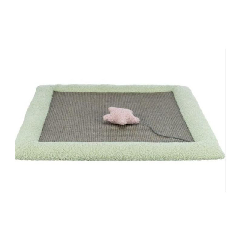 Junior scratching mat - TRIXIE - 47 x 47 cm - Grey / Mint