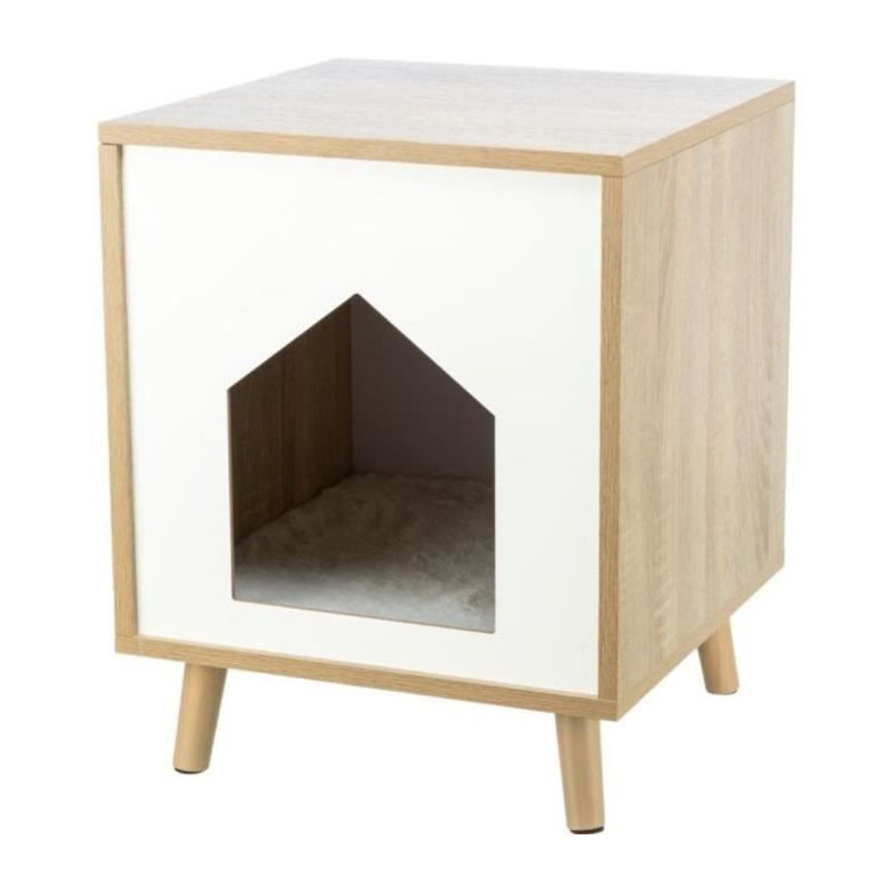Shelter - TRIXIE - Isa - Wood look - 40 x 50 x 40 cm - Light brown / W