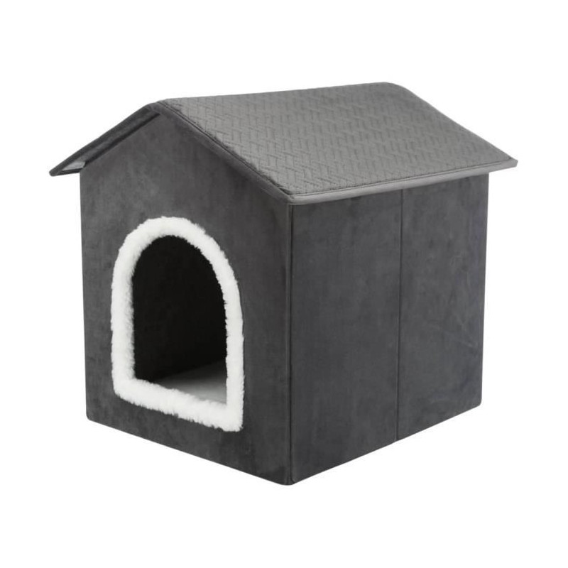 Shelter - TRIXIE - Livia - 38 x 41 x 44 cm - Dark grey / White