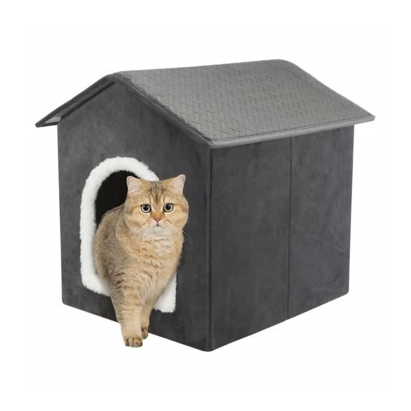 Shelter - TRIXIE - Livia - 38 x 41 x 44 cm - Dark grey / White
