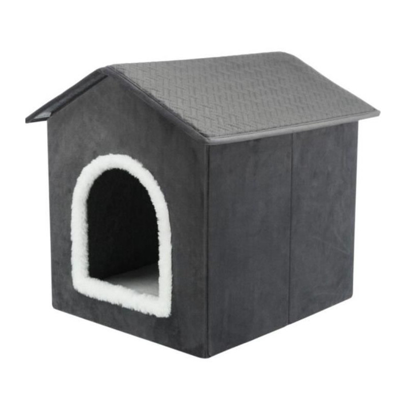 Shelter - TRIXIE - Livia - 50 x 50 x 54 cm - Dark grey / White