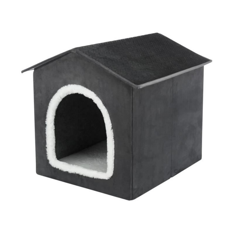 Shelter - TRIXIE - Livia - 50 x 50 x 54 cm - Dark grey / White