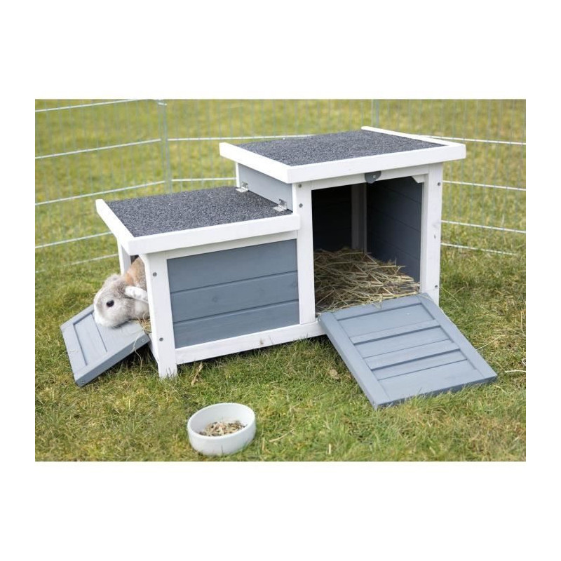 Trixie Clapier Habitat Natura - 70 x 43 x 45 cm - with two entries - w
