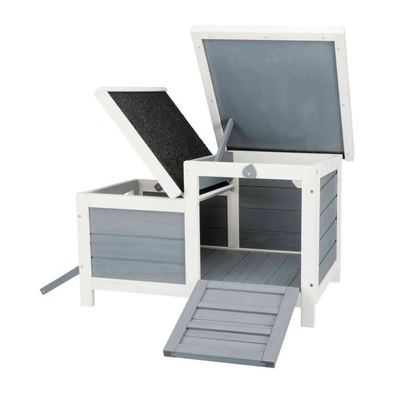 Trixie Clapier Habitat Natura - 70 x 43 x 45 cm - with two entries - w