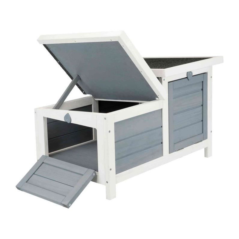 Trixie Clapier Habitat Natura - 70 x 43 x 45 cm - with two entries - w