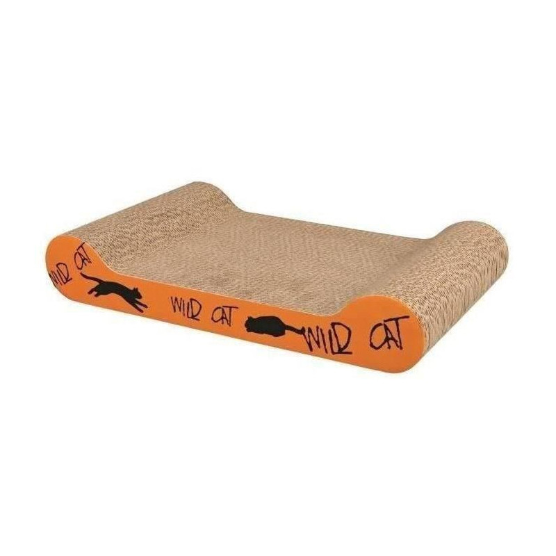 TRIXIE Wild Cat Scratching Post Plate - Orange - For Cat