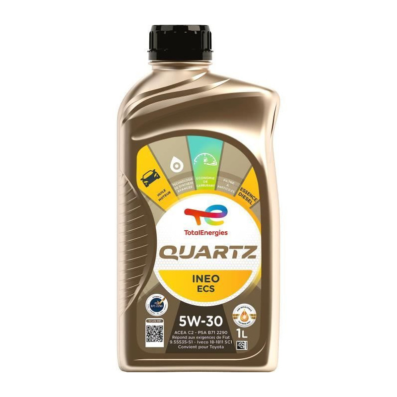 TOTAL ENGINE OIL 1L QUARTZ INEO ECS 5W30