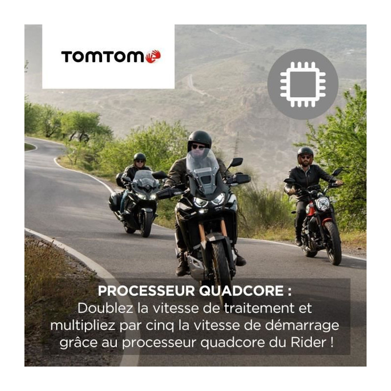 TomTom GPS Motorcycle RIDER 550 Premium Pack - 4.3 inches, World Map,