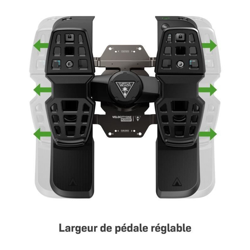 Universal steering pedals - TURTLE BEACH - VelocityOne Rudder