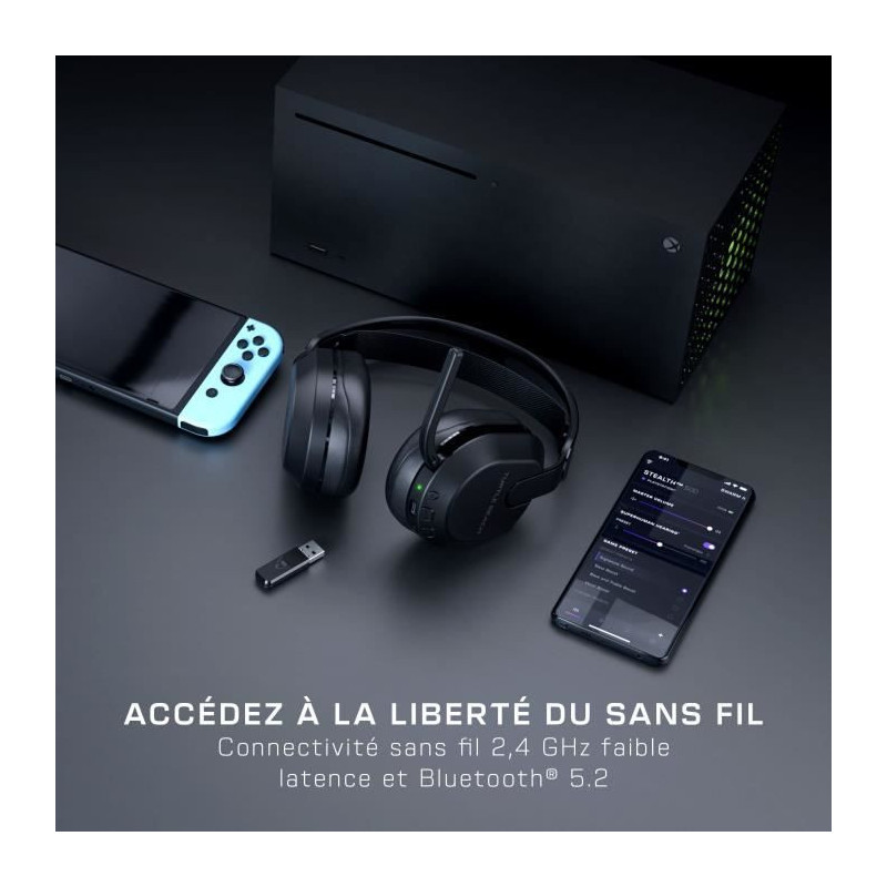 Wireless Gaming Headset - TURTLE BEACH - Stealth™ 500 XB - Black