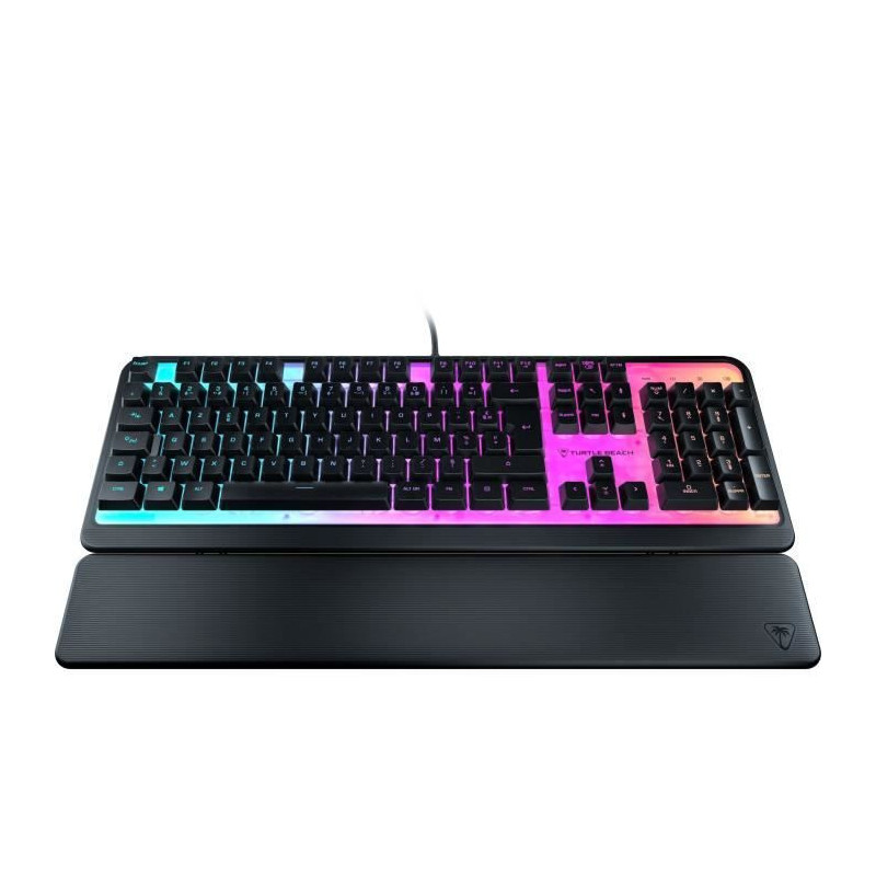 Turtle Beach Magma Gaming Keyboard - RGB Membrane - Black, Quiet Keys,